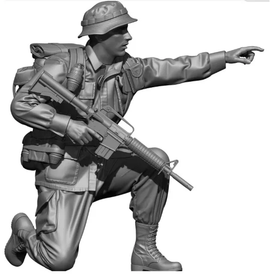 Black Snake Lrrp-01 1/35 Top-dog Team Leader 1st Infantry Division Big Red One Lrrp