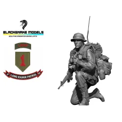 Black Snake Lrrp-02 1/35 Wires Radio Operator 1st Infantry Division Big Red One Lrrp