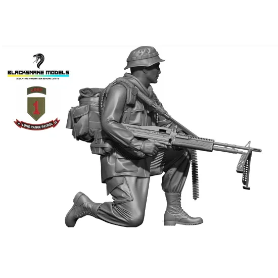 Black Snake Lrrp-03 1/35 The Pig Gunner 1st Infantry Division Big Red One Lrrp