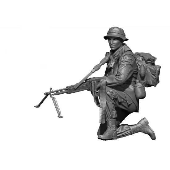 Black Snake Lrrp-03 1/35 The Pig Gunner 1st Infantry Division Big Red One Lrrp