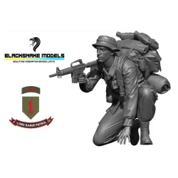 Black Snake Lrrp-05 1/35 Stitch Us Soldier 1st Infantry Division Big Red One Lrrp