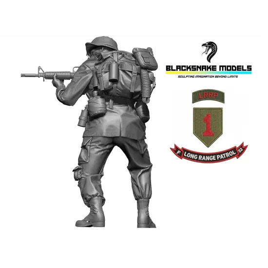 Black Snake Lrrp-06 1/35 Thumper Us Soldier 1st Infantry Division Big Red One Lrrp
