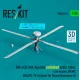 Reskit Rsu35-0069 1/35 Ah-64d Late Apache Unfolded Main Rotor Late Blades Mumt An/Apg-78 Longbow For Takom/Snowman Kit 3d Printed