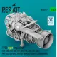 Reskit Rsu35-0071 1/35 T700 Right Engine Sh-60b Sh-60f Hh-60h Mh-60r Mh-60s Mh-60l Uh-60a Hh-60 For Kitty Hawk / Zimimodel Kit 3d Printed