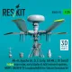 Reskit Rsu35-0078 1/35 Ah-64 Apache A D E Early Ah Mk I Di Saraf Folded Main Rotor Early Blades Fold Restraint Systems Mumt An/Apg-78 Longbow/Adss For Takom/Snowman Kit 3d Printed