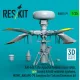 Reskit Rsu35-0079 1/35 Ah-64e Late Apache Folded Main Rotor Late Blades Fold Restraint Systems Mumt An/Apg-78 Longbow For Takom/Snowman Kit 3d Printed
