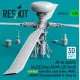 Reskit Rsu35-0082 1/35 Ah-64 Apache A D E Early Ah Mk I Di Saraf Unfolded Main Rotor Early Blades Mumt An/Apg-78 Longbow/Adss For Meng Kit 3d Printed