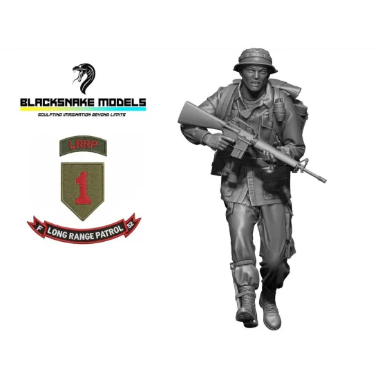 Black Snake Lrrp-07 1/35 Soldier Speed 1st Infantry Division Big Red One Lrrp