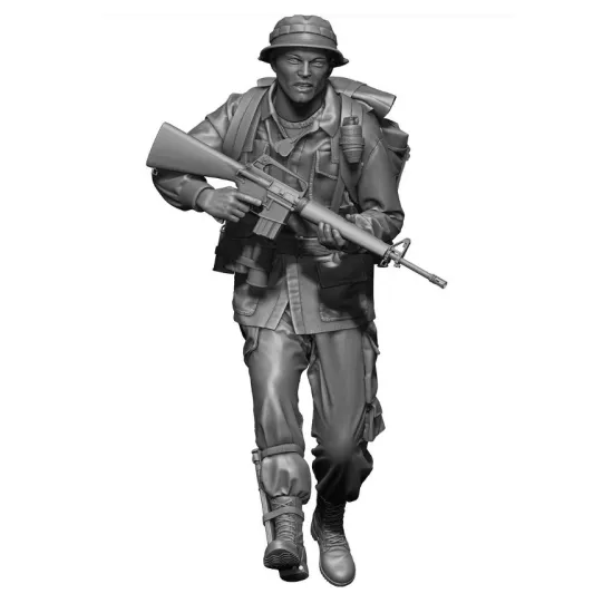 Black Snake Lrrp-07 1/35 Soldier Speed 1st Infantry Division Big Red One Lrrp