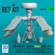 Reskit Rsu35-0089 1/35 Ah-64d Late Apache Folded Main Rotor Late Blades Fold Restraint Systems Mumt An/Apg-78 Longbow For Takom/Snowman Kit 3d Printed