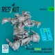 Reskit Rsu35-0093 1/35 Mh-60s Folded Main Rotor For Kitty Hawk / Zimimodel 3d Printed