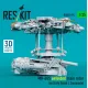 Reskit Rsu35-0094 1/35 Mh-60s Unfolded Main Rotor For Kitty Hawk / Zimimodel 3d Printed
