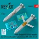 Reskit Rs48-0542 1/48 Storm Shadow/Scalp Eg Missiles 2 Pcs Su-24 Tornado Eurofighter Typhoon Mirage 2000 Rafale Nimrod 3d Printed