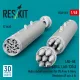 Reskit Rs48-0583 1/48 Lau-68 Lau-68d/A Lau-131/A Hydra Rocket Launchers For Us Army Navy Ukrainian Af A/C H 2pcs 3d Printed