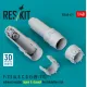 Reskit Rsu48-0471 1/48 F-111 A B C D E Ef-111 Exhaust Nozzles Open Closed For Hobbyboss Kit 3d Printed
