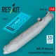 Reskit Rsu48-0567 1/48 Mig-29 Fulcrum Centerline Ptb-1500 Fuel Tank 1 Pcs 3d Printed