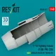 Reskit Rsu48-0611 1/48 F-16 Fighting Falcon F100-pw-220 Open Exhaust Nozzle For Tamiya Kit 3d Printed