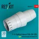 Reskit Rsu48-0612 1/48 F-16 Fighting Falcon F100-pw-220 Open Exhaust Nozzle For Kinetic Kit 3d Printed