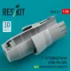Reskit Rsu48-0613 1/48 F-16 Fighting Falcon F100-pw-229 Open Exhaust Nozzle For Tamiya Kit 3d Printed