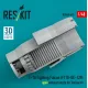 Reskit Rsu48-0615 1/48 F-16 Fighting Falcon F110-ge-129 Open Exhaust Nozzle For Tamiya Kit 3d Printed