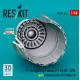 Reskit Rsu48-0616 1/48 F-16 Fighting Falcon F110-ge-129 Open Exhaust Nozzle For Kinetic Kit 3d Printed