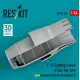 Reskit Rsu48-0618 1/48 F-16 Fighting Falcon F100-pw-229 Open Exhaust Nozzle For Hasegawa Kit 3d Printed