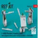 Reskit Rsu48-0619 1/48 F-4b/N Phantom Ii Landing Gears With Weighted Wheels Set For Tamiya Kit Metal 3d Printed