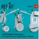 Reskit Rsu48-0619 1/48 F-4b/N Phantom Ii Landing Gears With Weighted Wheels Set For Tamiya Kit Metal 3d Printed