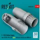 Reskit Rsu48-0627 1/48 F‑15E Strike Eagle late F100-PW-229 open exhaust nozzles for GWH kit 3D Printed