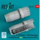 Reskit Rsu48-0628 1/48 F‑15I Raam F‑15K Slam Eagle late F100-PW-229 open exhaust nozzles for GWH kit 3D Printed