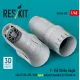 Reskit Rsu48-0629 1/48 F‑15E Strike Eagle late F100-PW-229 open exhaust nozzles for Revell kit 3D Printed