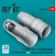 Reskit Rsu48-0630 1/48 F‑15I Raam F‑15K Slam Eagle late F100-PW-229 open exhaust nozzles for Revell kit 3D Printed