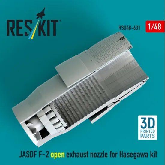 Reskit Rsu48-0631 1/48 Jasdf F-2 Open Exhaust Nozzle For Hasegawa Kit 3d Printed