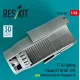 Reskit Rsu48-0632 1/48 F-16 Fighting Falcon F110-ge-129 Open Exhaust Nozzle For Hasegawa Kit 3d Printed