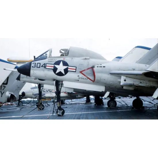 Cat4 D72002 1/72 Decal For Vought F7u-3 Cutlass Us Navy