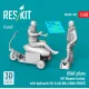 Reskit Rsf48-0185 1/48 Usaf Pilots 2 Pcs M1 Weaver Trolley With Hydraulic Lift An-m64 500lb Ww2 3d Printed
