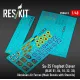 Reskit Rsb48-0005 1/48 Su-25 Frogfoot Clover Blue 01 04 10 22 33 Ukrainian Air Forces Main Decals With Stencils