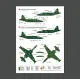 Reskit Rsb48-0005 1/48 Su-25 Frogfoot Clover Blue 01 04 10 22 33 Ukrainian Air Forces Main Decals With Stencils