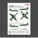 Reskit Rsb48-0008 1/48 Su-25 Frogfoot Geometric Blue 17 33 01 02 Ukrainian Air Forces Main Decals With Stencils