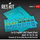 Reskit Rsb48-0010 1/48 Su-25 Frogfoot Light Digital Pixel Blue 19 20 32 36 Ukrainian Air Forces Main Decals With Stencils