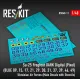 Reskit Rsb48-0011 1/48 Su-25 Frogfoot Dark Digital Pixel Blue 09 15 17 21 29 30 31 37 39 46 49 Ukrainian Air Forces Main Decals With Stencils
