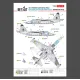 Reskit Rsm48-0034 1/48 Su-25 Frogfoot Light Digital Pixel Best Suitable For The Plane Number Blue 19 Ukrainian Air Forces Pre-cut Painting Masks