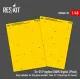 Reskit Rsm48-0035 1/48 Su-25 Frogfoot Dark Digital Pixel Best Suitable For The Plane Number Blue 31 Ukrainian Air Forces Pre-cut Painting Masks