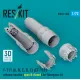 Reskit Rsu72-0306 1/72 F-111 A B C D E Ef-111 Exhaust Nozzles Open Closed For Hasegawa Kit 3d Printed