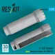 Reskit Rsu72-0360 1/72 F-14d Tomcat Open Exhaust Nozzles For Gwh Kit 3d Printed