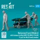 Reskit Rsf72-0046 1/72 Red Jersey 3 Pcs Modern With Transport Trolley Aero 21a Mhu-191a/M 1 Pcs For Mk82 Family Bombs 3d Printed