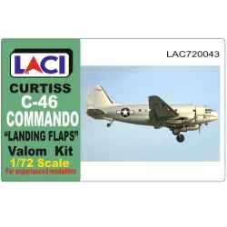 Laci 720043 1/72 Curtis C-46 Commando Landing Flaps For Valom Kit