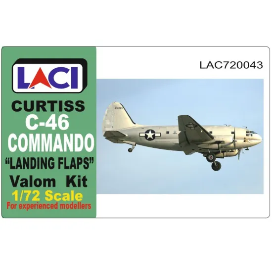 Laci 720043 1/72 Curtis C-46 Commando Landing Flaps For Valom Kit