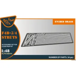 Clear Prop Cpa48094 1/48 F4b-3/4 Strubs For Cp Kits