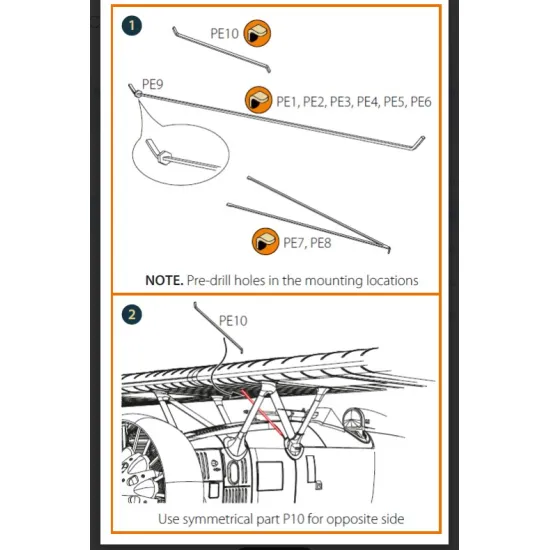 Clear Prop Cpa48094 1/48 F4b-3/4 Strubs For Cp Kits